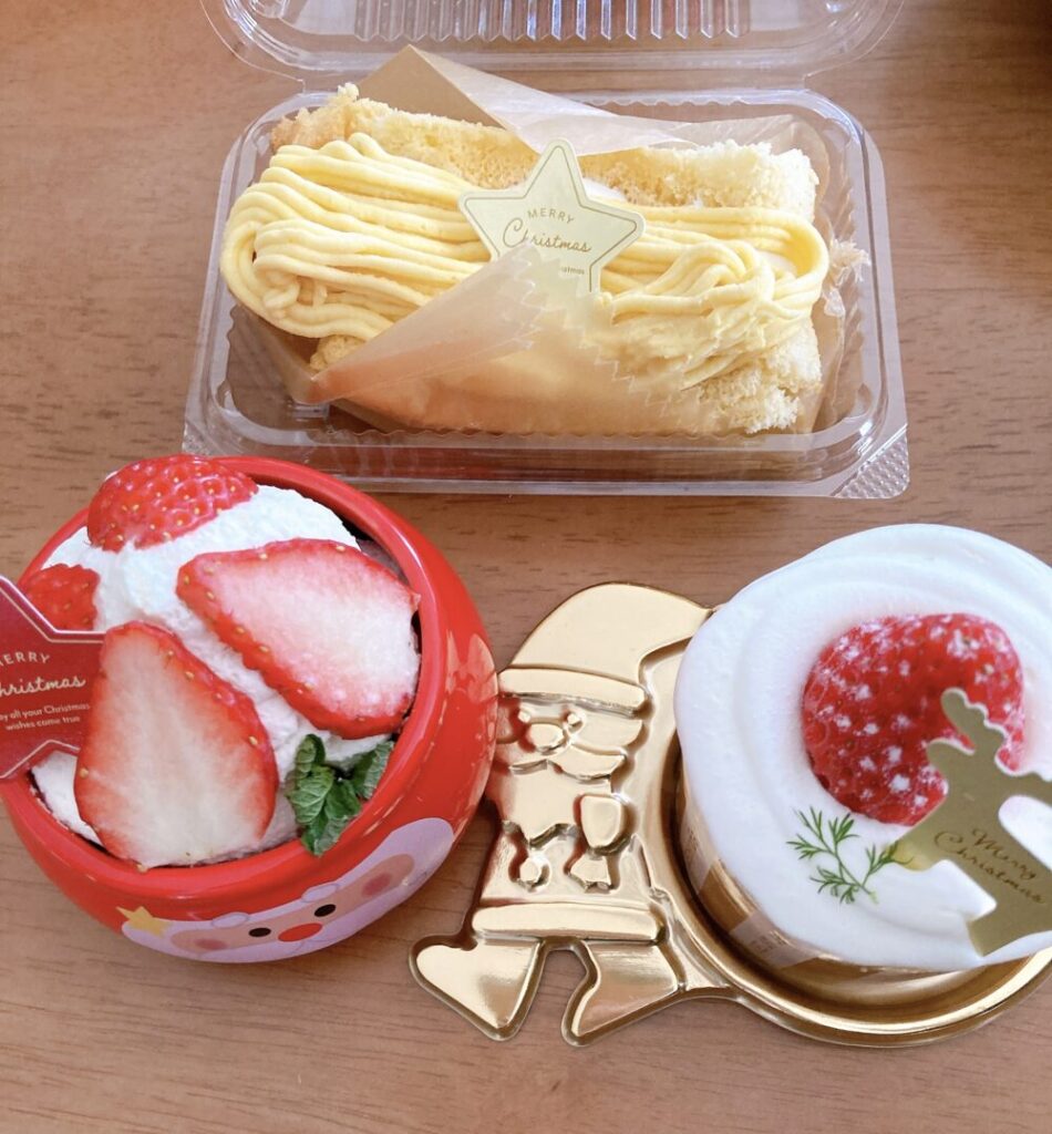 chi chi cafeのクリスマス限定シフォンケーキ