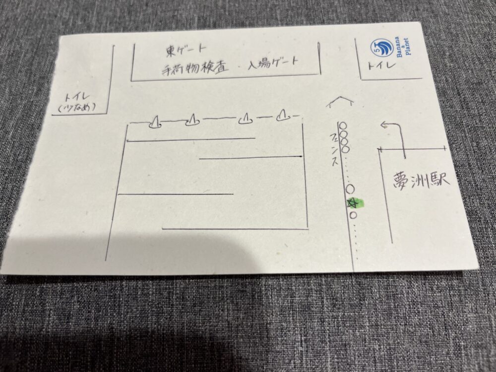 大阪万博2025の入場待機列の絵の写真