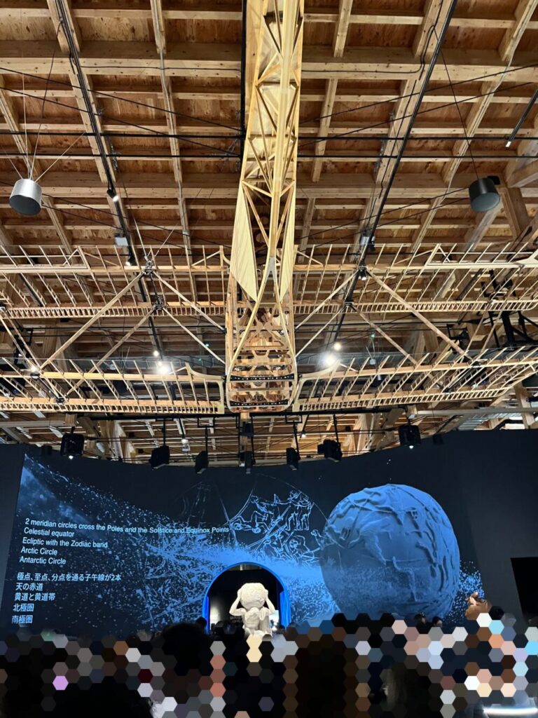 大阪万博イタリア館の展示の写真