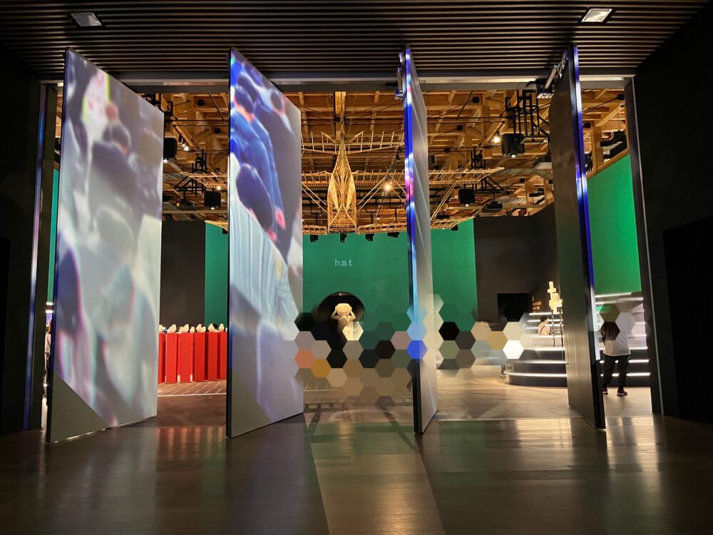 大阪万博イタリア館の展示入り口写真