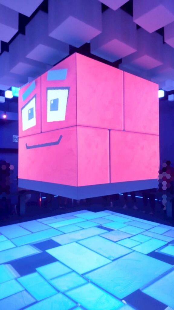 大阪万博英国館のゲーム時の写真