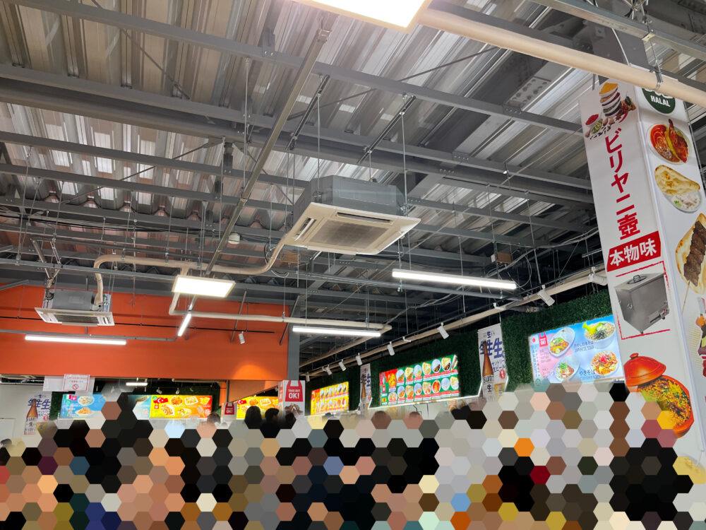 大阪万博グランフードコート内の写真