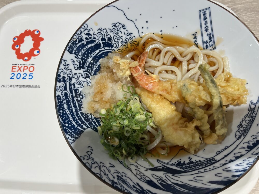 大阪万博のつくもうどんの商品の写真