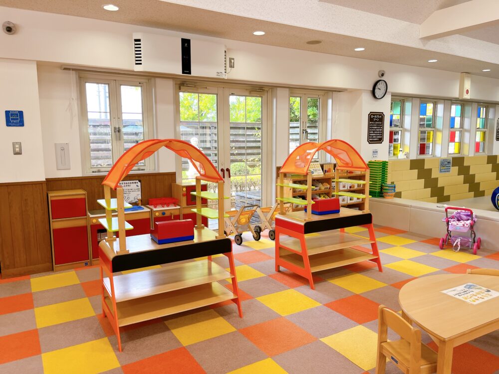 あそボ〜ネのお買い物ごっこできるゾーンの写真