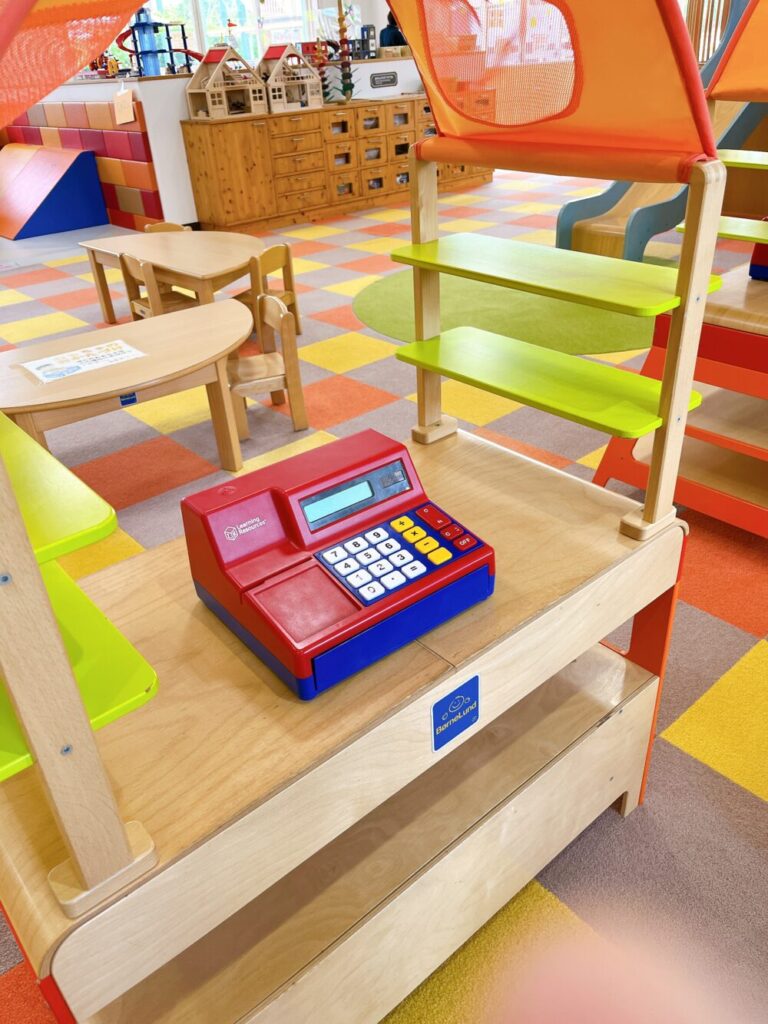 あそボ〜ネのお買い物ごっこレジの写真