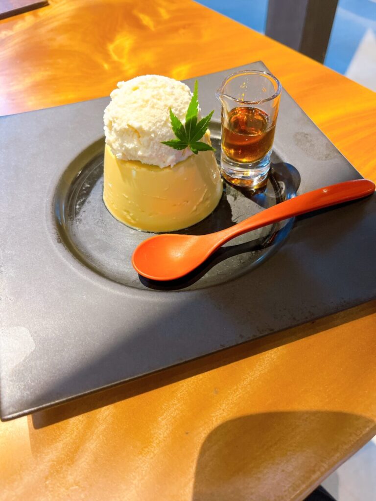 K庵のスイーツみかわぷりんの写真