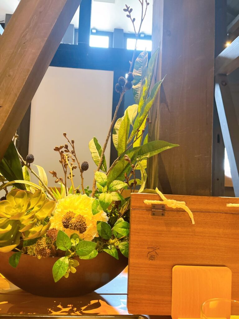 K庵の店内カウンター席の写真